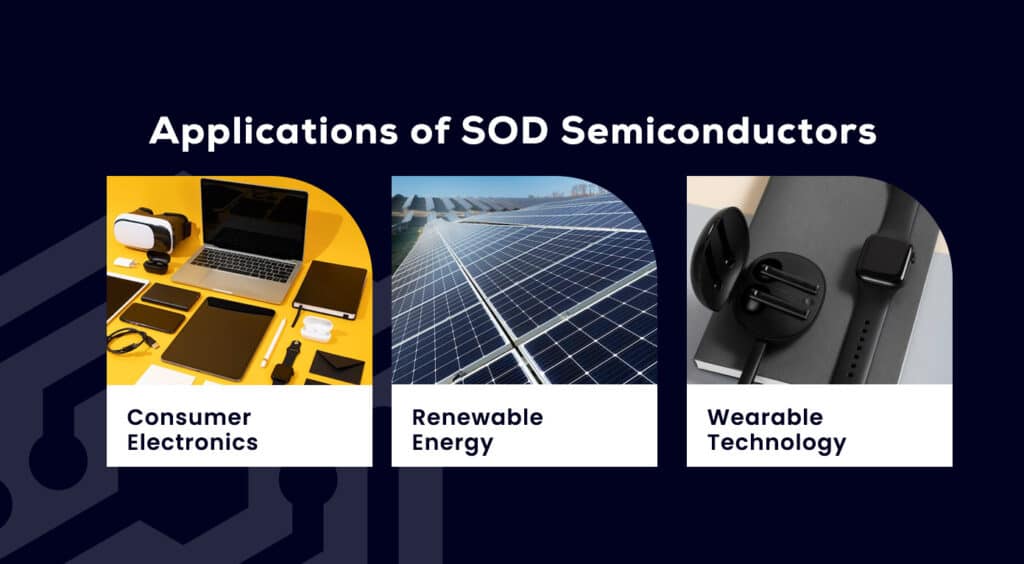 Applications of SOD semiconductors