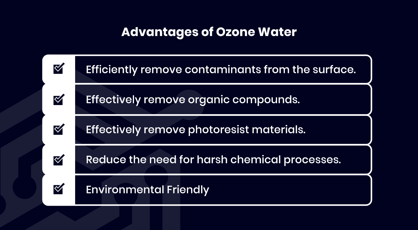 Advantages of Ozone Water in Semiconductor Manufacturing